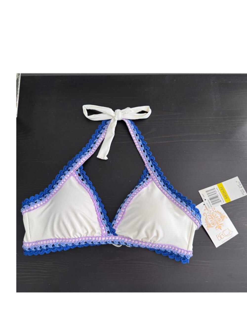 NWT BECCA bikini top size M